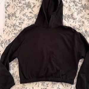 Black Cropped Zara Hoodie